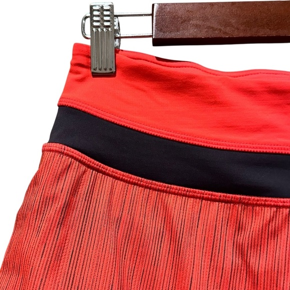 Lululemon  Groovy Run Short Wee Are From Space Love Red Deep Coal Size 4 Pocket - Picture 3 of 9